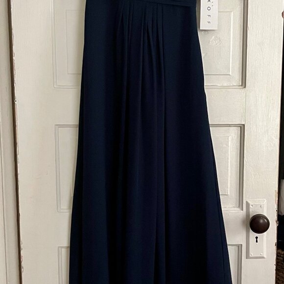Bill Levkoff Bridesmaid Dress #768 in Navy Size 0 - Picture 5 of 6